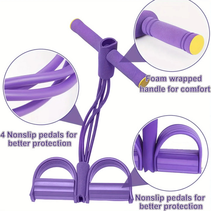 Foot Pedal Resistance Pull Rope