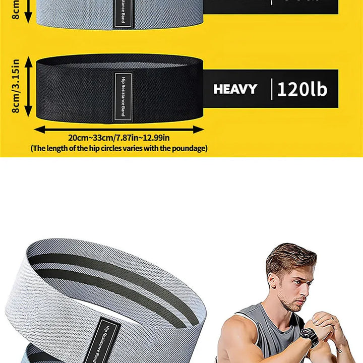 Premium Fabric Resistance Bands