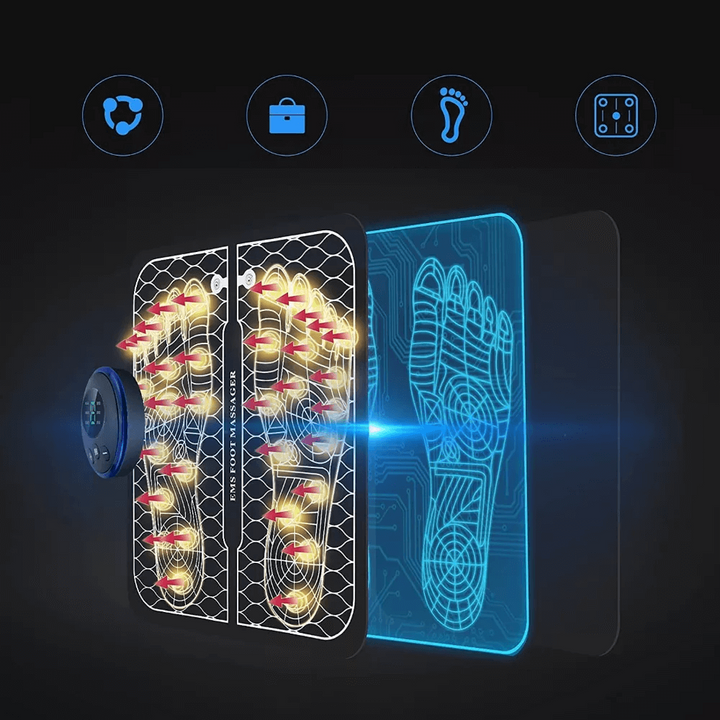 Masajeador de pies con vibración total